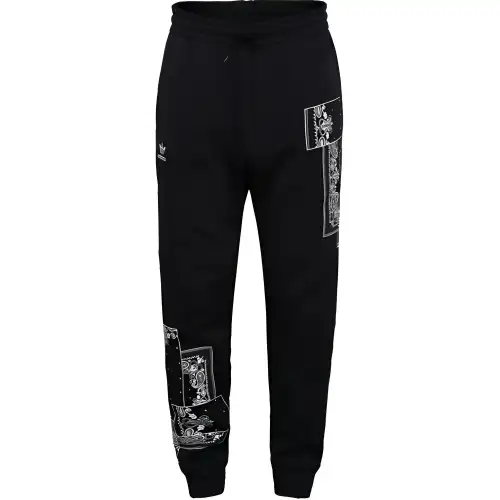Adidas Originals LOW CROTCH TP B Knitted Sweatpants Men's Black