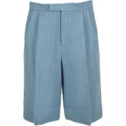 GUCCI Casual Shorts Men's Blue Moderate