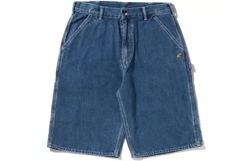 A BATHING APE Denim Shorts Men's