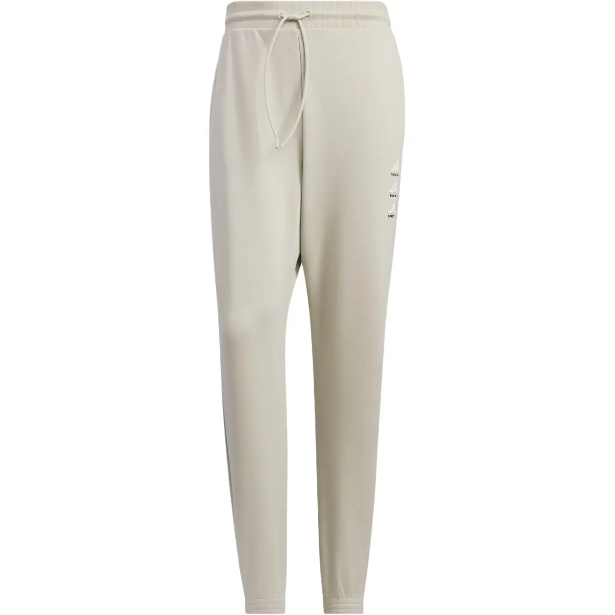 Adidas BASKETBALL Knitted Sweatpants Men's Light Sesame Earth Gray