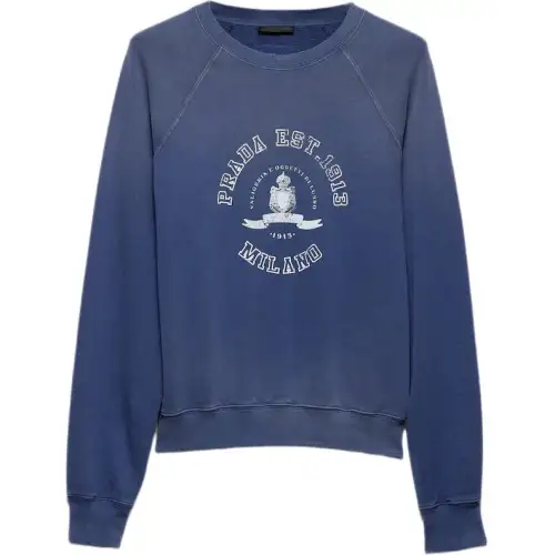 PRADA Cotton Fleece Sweatshirt