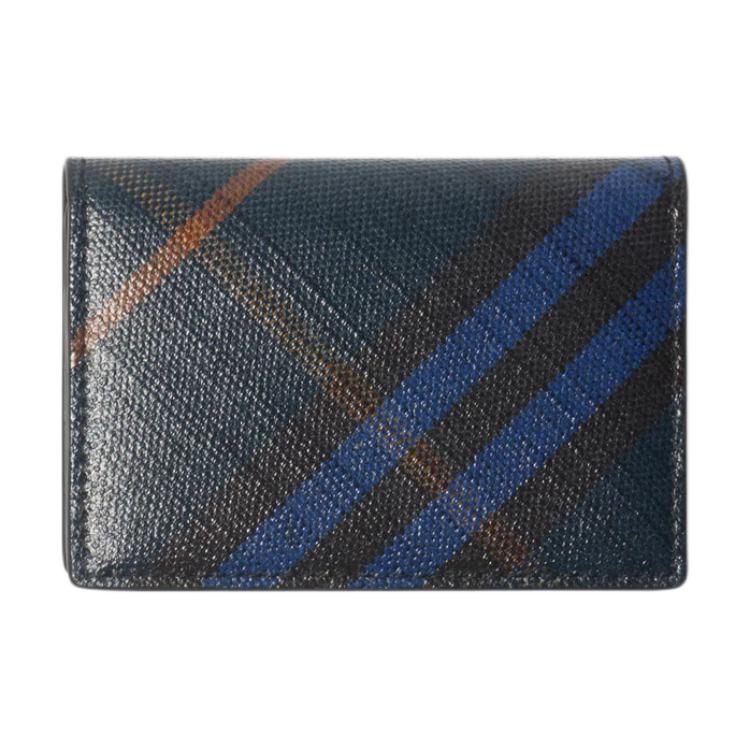 Мужской кошелек Burberry хлопковый (синий)