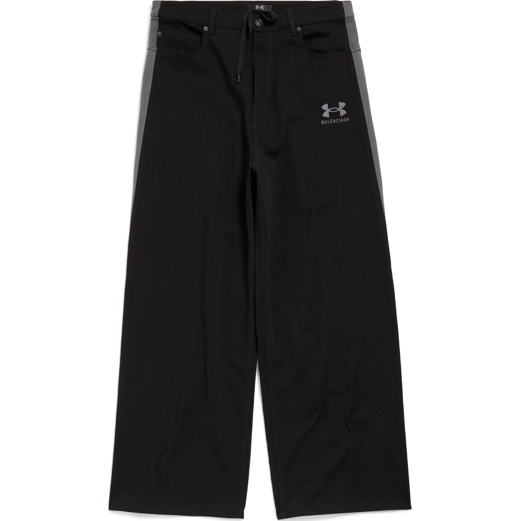 Balenciaga x Under Armour Casual Pants Regular Fit Men's Black
