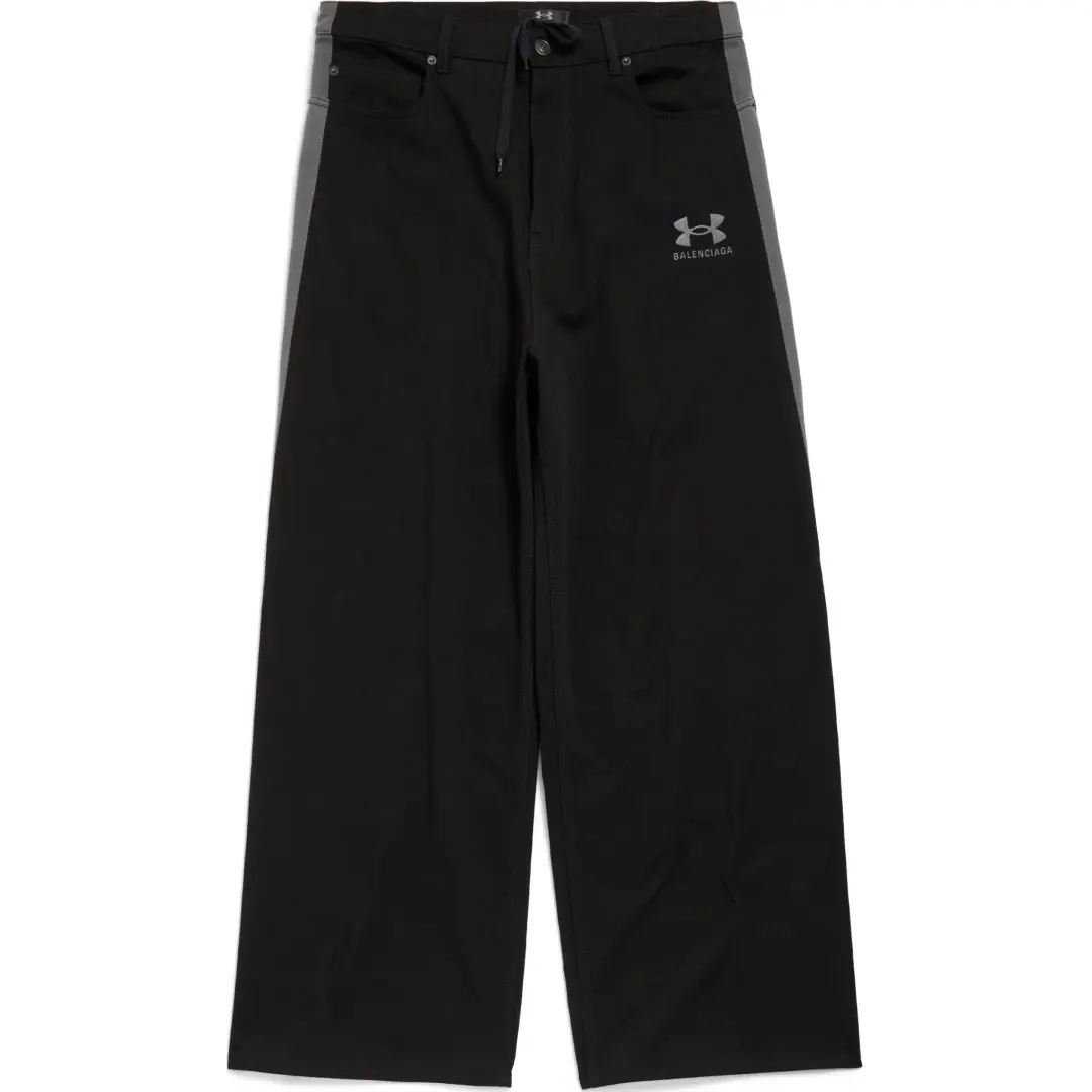 Balenciaga Casual Pants Regular Fit Men's Black