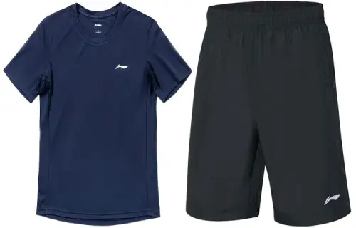 Li Ning Casual Sportswear Unisex Crew Neck Moderate