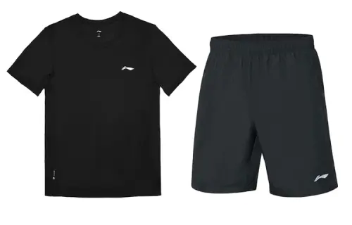 Li Ning Casual Sportswear Men's Crew Neck Moderate