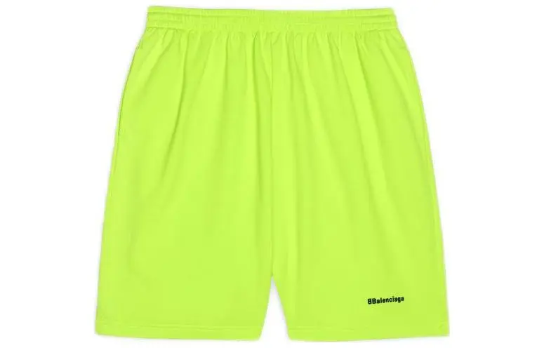 Balenciaga Casual Shorts Loose Fit Men's Green