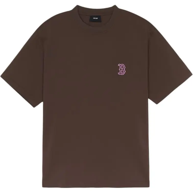 MLB Boston Red Sox Overfit T Shirt Unisex Brown