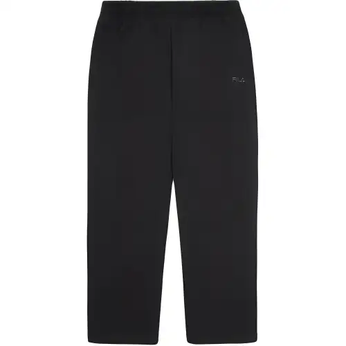 FILA Casual Pants Men's Black Moderate Straight Fit Pants