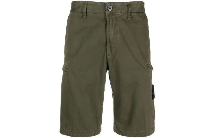 STONE ISLAND Shorts Men's Olive