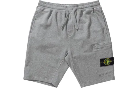 STONE ISLAND Casual Shorts Men's Gray