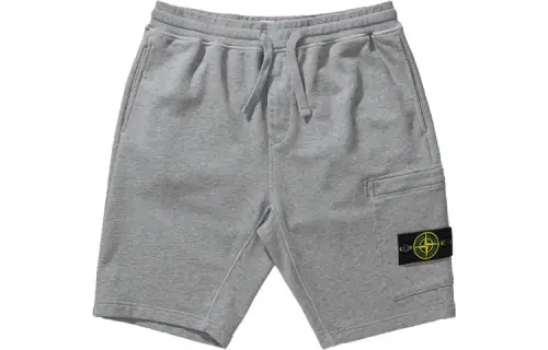 STONE ISLAND Casual Shorts Men's Gray