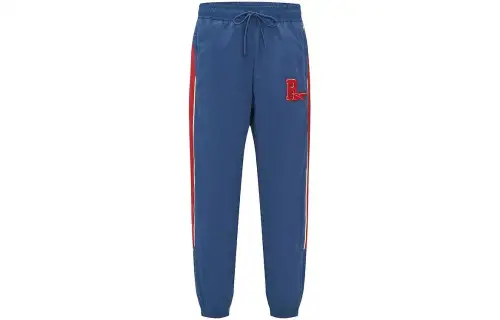 Reebok Casual Pants Unisex Blue Moderate Cuffed Pants