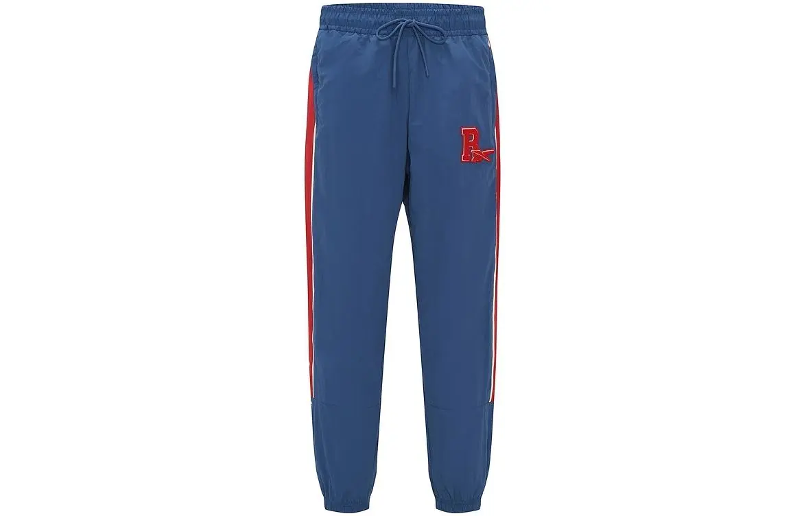 Reebok Casual Pants Unisex Blue Moderate Cuffed Pants