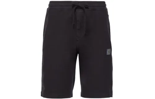 STONE ISLAND Casual Shorts Men's Black Moderate