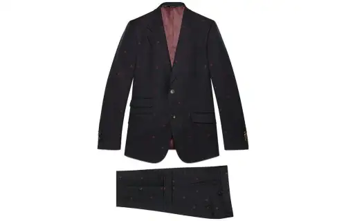 GUCCI Casual Sportswear Men's Suit Collar Moderate