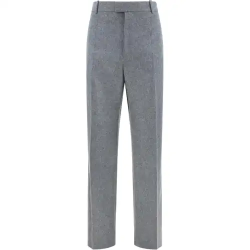 Bottega Veneta High Waisted Straight Leg Trousers