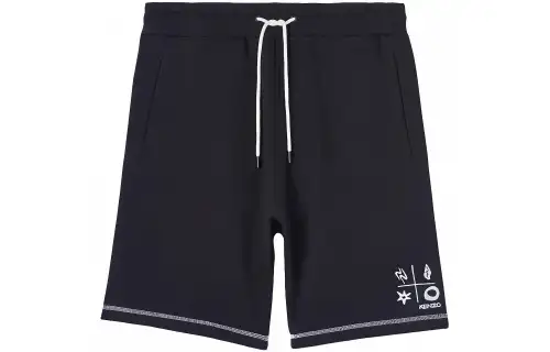 KENZO Casual Shorts Men's Black Moderate