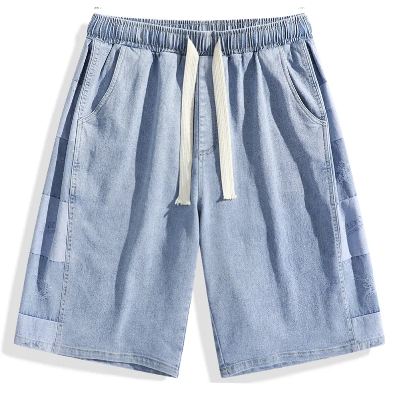 FIDO DIDO Denim Shorts Unisex Thin