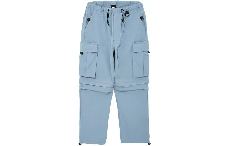 New Era Casual Pants Unisex Blue Moderate Cuffed Pants