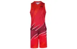 Li Ning Basketball Collection Set Casual Sportswear Men's Dark Berry Red