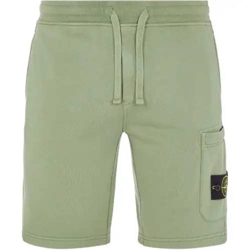 STONE ISLAND Compass-Patch Drawstring Cargo Shorts