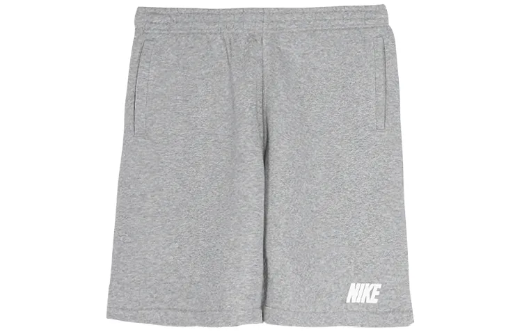 Nike Casual Shorts Men's Gray Moderate Straight Fit Pants