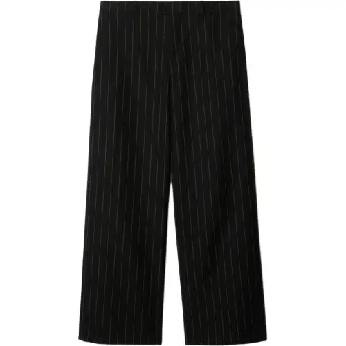 Burberry pinstripe straight-leg trousers