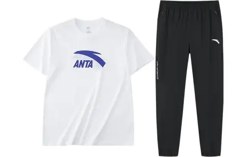 ANTA Life Collection Casual Sportswear Men's Crew Neck Moderate