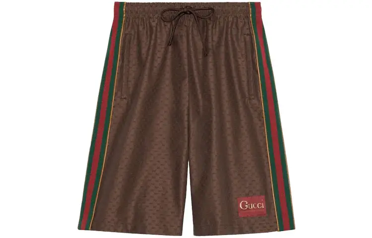 GUCCI Casual Shorts Men's Brown Moderate