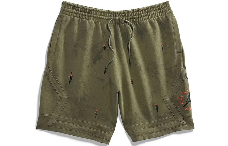 Travis Scott Jordan Washed Suede Shorts