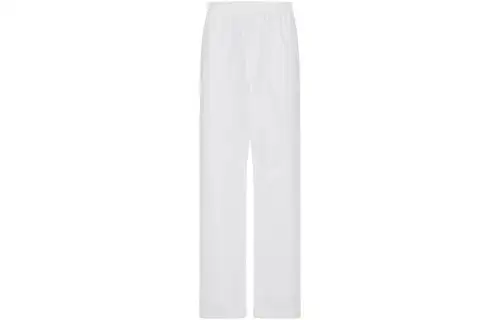 THE ROW Casual Pants Men's White Moderate Straight Fit Pants