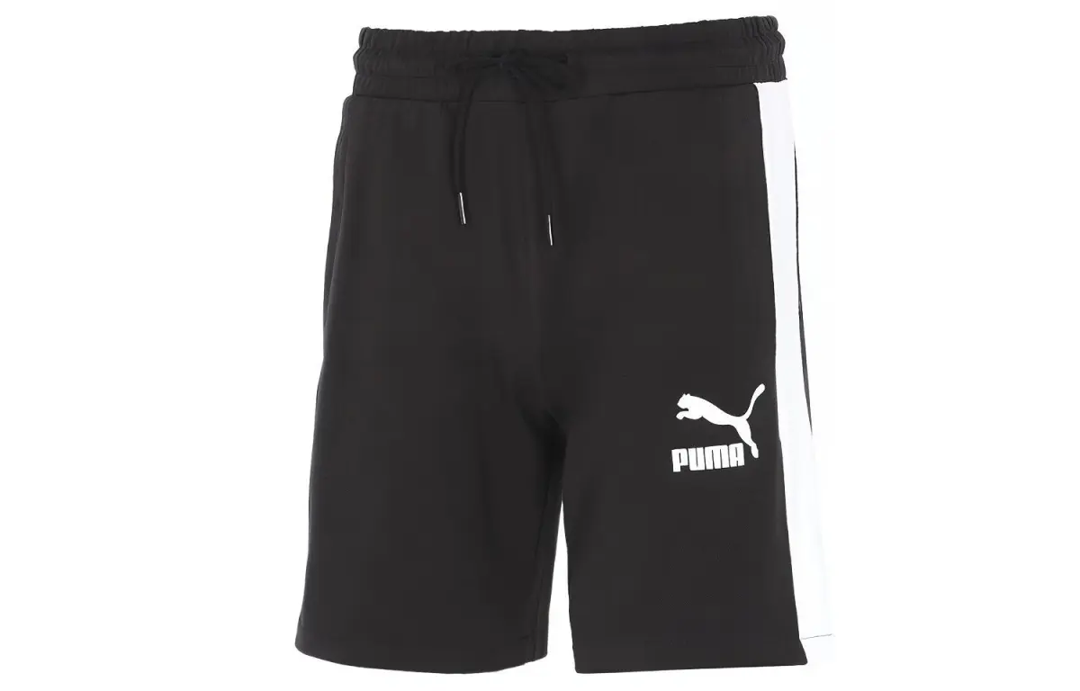 PUMA Casual Shorts Men's Black Moderate