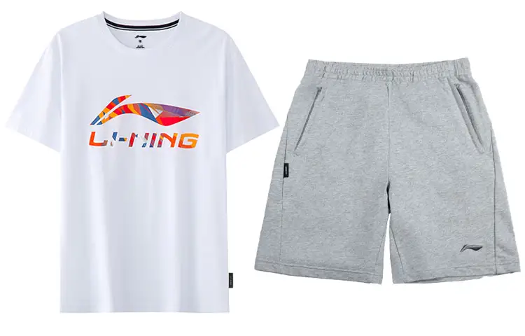 Li Ning Casual Sportswear Men's Crew Neck Moderate