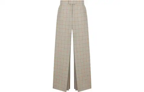 DIOR Casual Pants Men's Khaki Moderate Straight Fit Pants