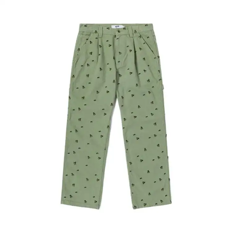 Vans Casual Pants Men's Green Moderate Straight Fit Pants