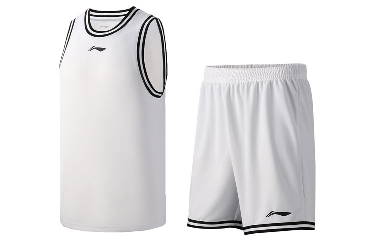 Li Ning Sports Basketball Collection Casual Sportswear Men’s Crew Neck Moderate