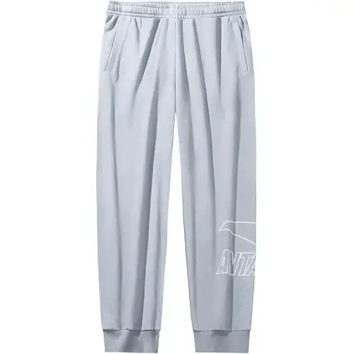 Anta Life Collection Casual Pants Men's Gray Heather Gray