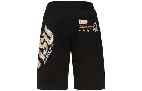 EVISU Casual Shorts Men's Black Moderate