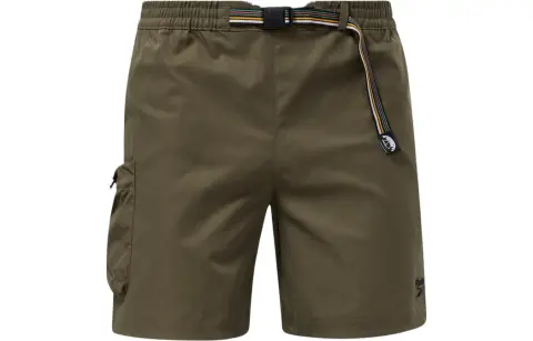 Reebok Cargo Shorts Men's Gray Green Moderate