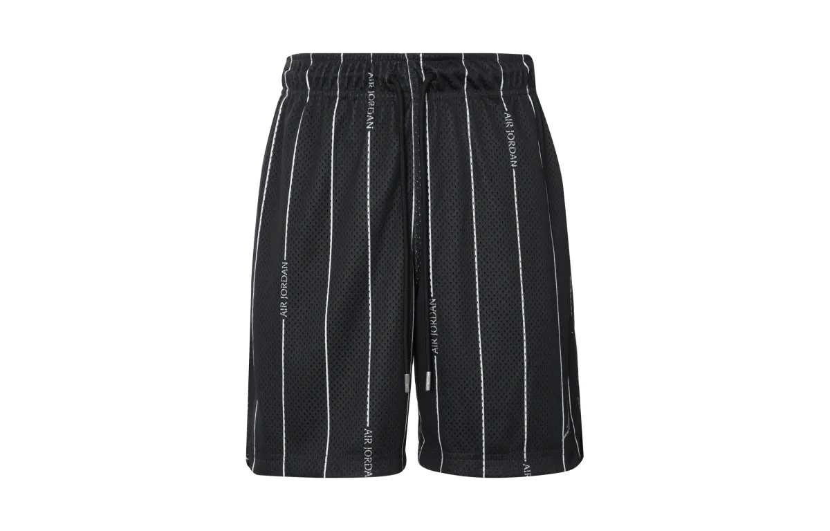 Jordan Essentials Breathable Stripe Printing Shorts Black