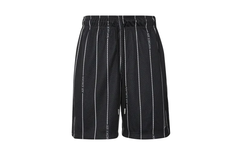 Jordan Essentials Breathable Stripe Printing Shorts Black