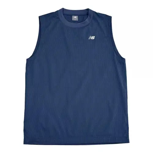 New Balance Woven Sleeveless Top T Shirt Men's Blue