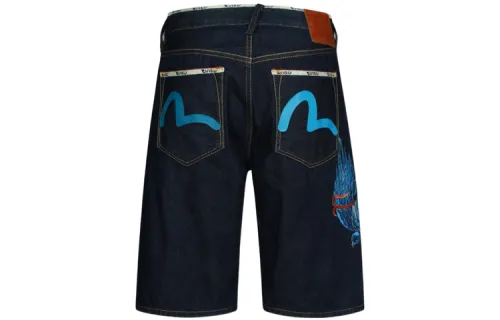 EVISU Denim Shorts Men's Denim Blue Moderate