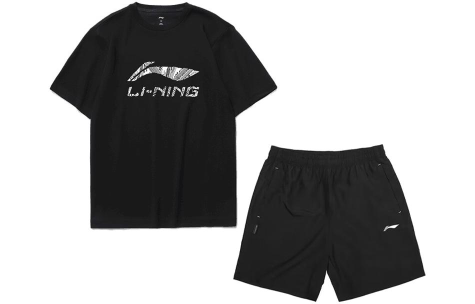 Li Ning Sports Life Collection Casual Sportswear Men’s Black