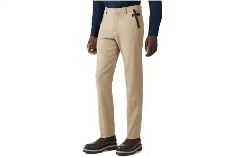 HERMES SS23 Casual Pants Men's Khaki