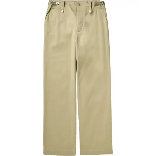 Burberry Casual Pants Men's Gray Green