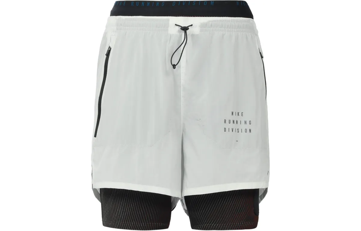 Nike Casual Shorts Men's White Gold Moderate Straight Fit Pants