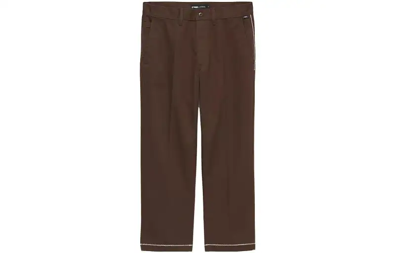 Vans MICHAEL FEBRUARY Casual Pants Unisex Brown Moderate Straight Fit Pants