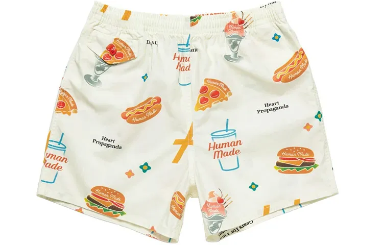 HUMAN MADE Casual Shorts Unisex White Moderate